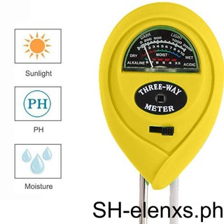 1/2/3 3 In 1 Soil PH Meter Sunlight PH Tester Garden Flowers