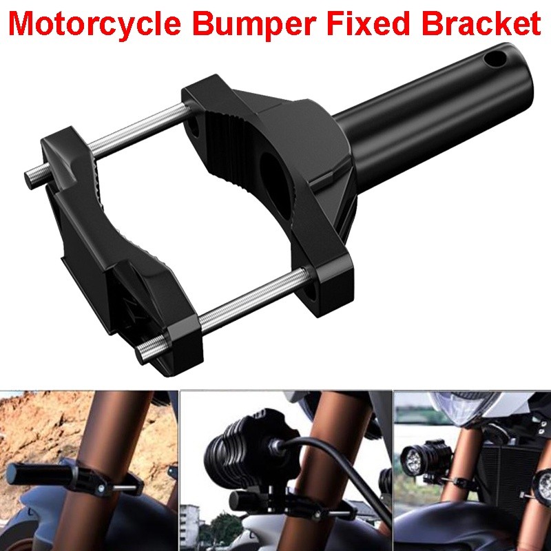 Fit Mounting Bracket Accessory For Motorcycle Bumper Fixed B