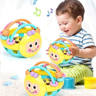 Baby Soft Rattle Children's Educational Toys Bee Colored Bab