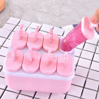 8 Cell Frozen Ice Cream Pop Mold /Reusable DIY Frozen Ice Cr