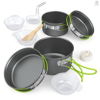 Outdoor Tableware Camping Cookware 2-3 People Multifunctiona