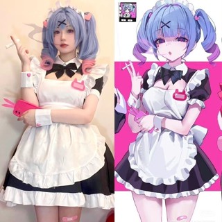YOYO優品 | 初音未來Miku泡泡袖女僕裝可愛兔子洞Cosplay服裝