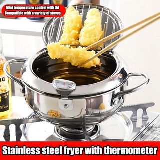 BEST Japanese Style 304 Stainless Steel 24CM Deep Fryer Pot