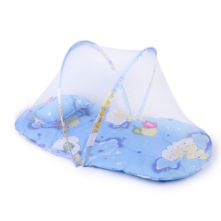 baby bed mosquito net bed folding mosquito net with pillow