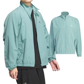 Adidas ST WVJKT 男款 蒂芬妮綠色 運動 休閒 風衣外套 長袖 風衣 夾克 外套 JI6658