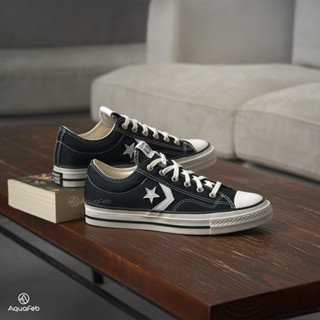 Converse STAR PLAYER 76 男女鞋 黑色 復古 低筒 休閒鞋 A01607C