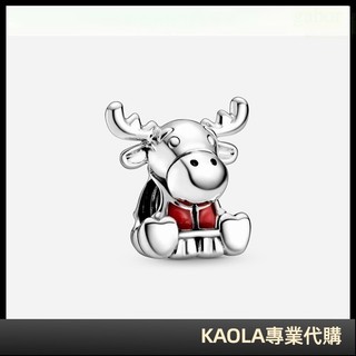 kaola專業代購 加拿大駝鹿楓葉串飾 簡約 個性 輕奢 S925 潘朵 798931C01