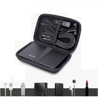 Portable External Hard Drive Disk Carry Bag USB Case 2.5'' H