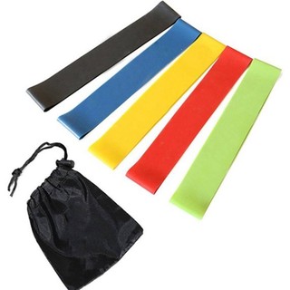 Fit Simplify Loop Exercise Bands with Carry Bag, Set of 5