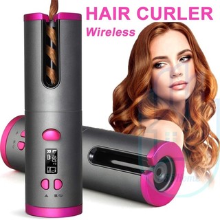 Wireless Hair Curler / Auto Portable Ceramic USB Hair Curler