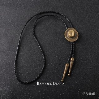🔥桃園有貨🔥西部仔波洛領帶歐美個性休閒風bolo tie波洛領結時尚領繩項鏈 7EHT OADM