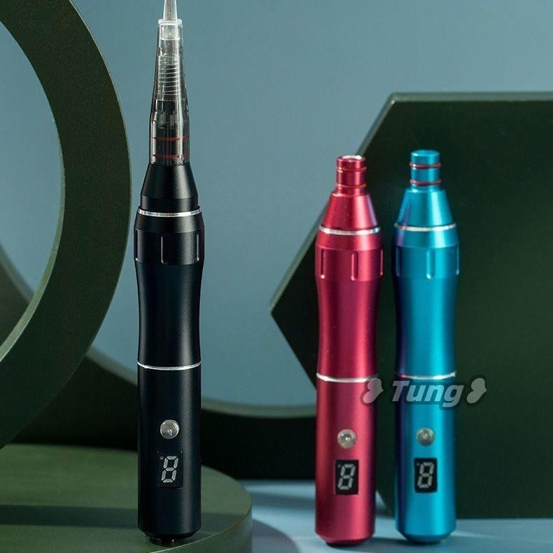 台灣出貨【免運】💕【無線充電】無線免麻儀可充電紋眉機器半永久電動霧眉漂唇紋眼線美瞳線紋繡機-1