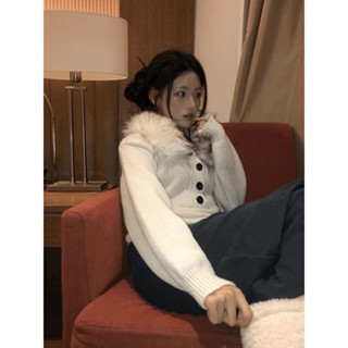 Codibook｜韓國 wonderwonder 毛絨含羊毛連帽針織衫［預購］針織衫 針織外套 女裝