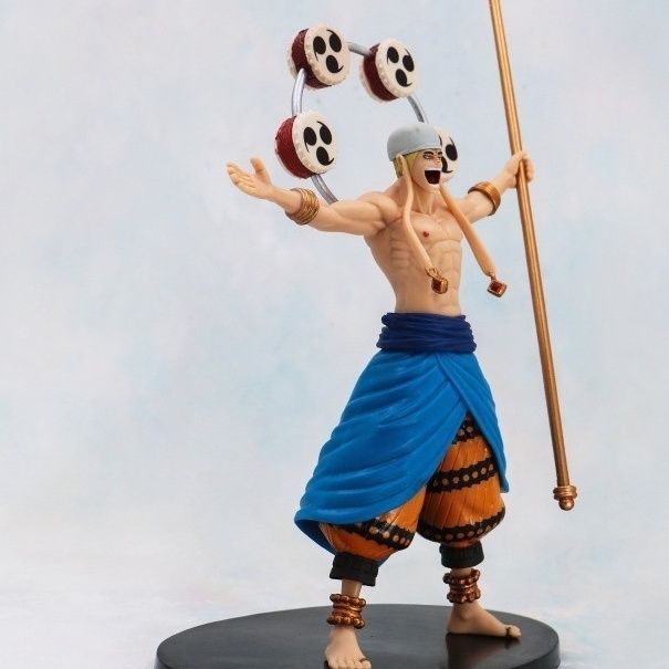 ⚡臺灣熱銷⚡海賊王 艾尼路 空島雷神 響雷果實能力者 手辦盒裝公仔掛/交換禮物/驚喜禮物