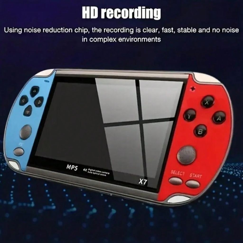 X7 手持遊戲機 IPS 屏幕 10000 視頻遊戲播放器高清適用於 GBA GBC NES GBC 5.1 英寸