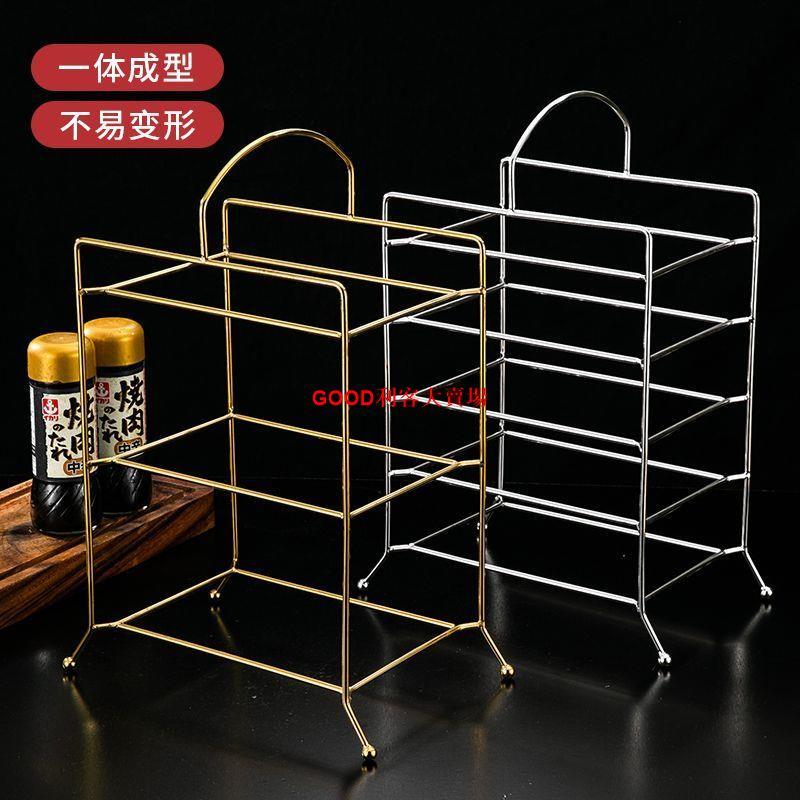 🔥臺灣出貨🔥不銹鋼烤肉盤收納架蛋糕盤水果盤托盤長方形火鍋菜盤架三層五層下午茶架 下午茶盤架 三層蛋糕架 三層午茶架