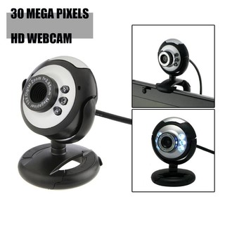 Digital 6 LED 30.0 Mega Pixels Webcam USB 2.0 Web Camera wit
