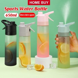 650ml Water Bottle Gradient Water Cup Portable Outdoor Sport