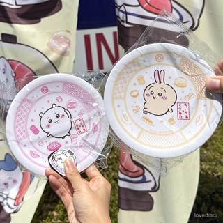 【台灣有貨🚚】 日本Chiikawa吉伊卡哇聯名壽司盤藏壽司限定密胺盤可愛高顔值