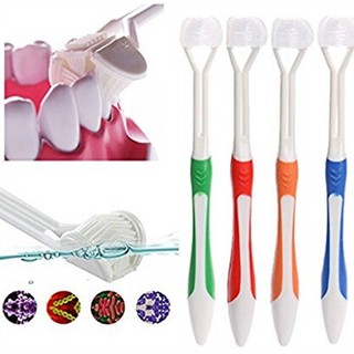 Children Toothbrush Adult Three Heads and Three Sides Toothb