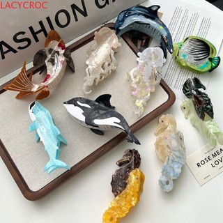 Acetate Animal Hair Claw, Jellyfish Dolphin Sea Creature Hai