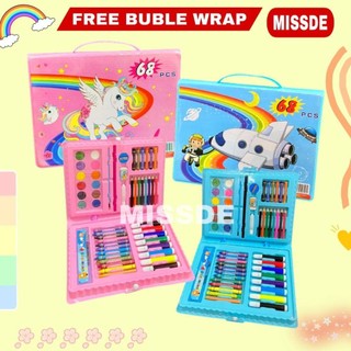 Art Set 68 pcs / Crayon Set 68 pcs / Drawing Set 68 pcs / Se