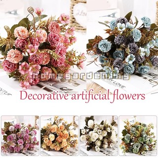 11 Heads Silk Carnation Artificial Flower Lilac Rsoe Flowers