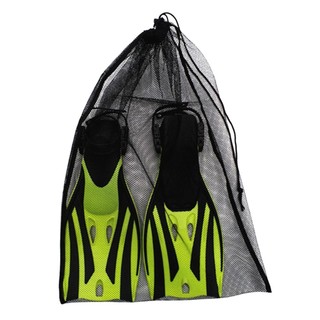 Heavy Duty Mesh Drawstring Bag for Scuba Dive Snorkeling Fin