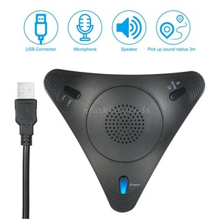 USB Conference Computer Microphone VOIP Omnidirectional Desk