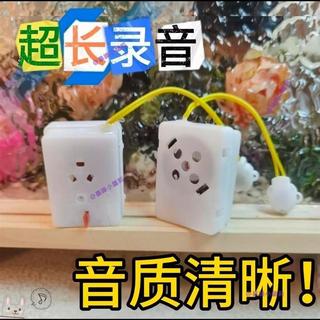 【小莉精選】可錄音DIY音樂盒按捏髮聲器毛絨玩具錄音器錶白神器可放掛件娃娃