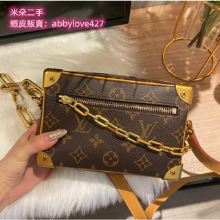 免運 LV 路易威登 M68906 20新款 MINI SOFT TRUNK 手袋 老花 小型 老花 軟殼 行李箱包