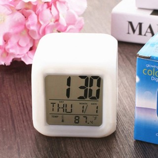 LED 7 Color Changing Digital Clock COD