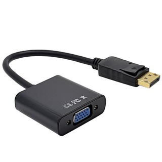 Male Display Port DP to VGA Female Adapter Cable Converter F