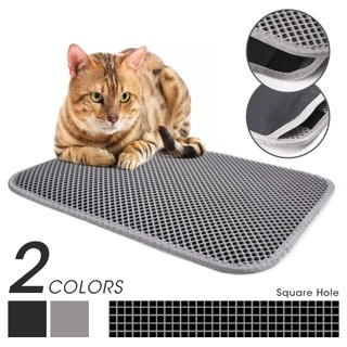 Double Layer Cat Litter Mat Waterproof Cat Bed Pads House Cl