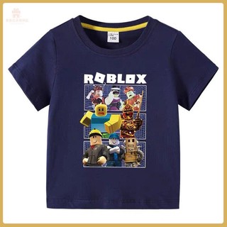 爆款熱推💖全臺免運 Roblox虛擬世界兒童夏裝短袖T恤2025年新款童裝男童夏裝寶寶上衣 V79J