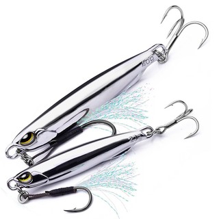 Metal Cast Jig Spoon Lures 15g/20g/30g/40g Shore Casting Jig