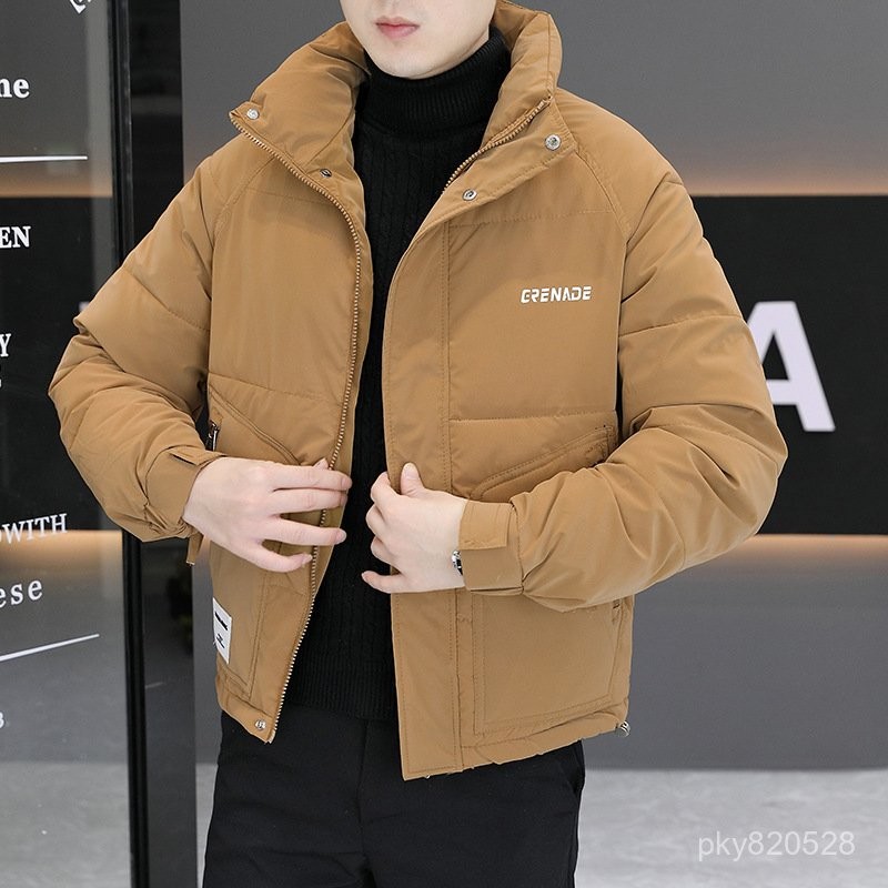 【免運】臺灣出貨 羽絨服男 秋冬季加絨厚男士棉服裝新款羽絨棉衣外套男生棉襖麵包冬天 VWC1