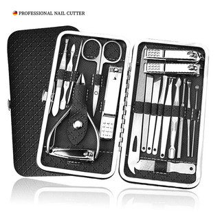 19/16/12/9/8 pcs Manicure Nail Clipper Set Household Stainle