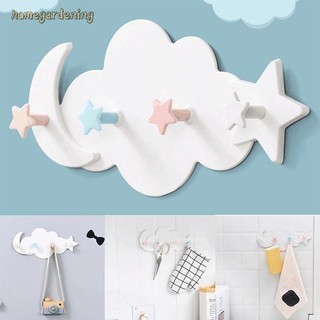 No Drilling Cartoon Cloud Strong Viscose Storage Hook Bathro