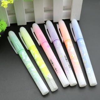 6 Pcs Novelty Scent 6 Colors Highlighter Marker Pen Marker S