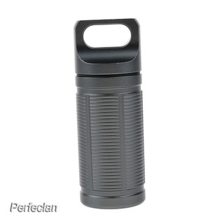 Waterproof Outdoor Portable Titanium Pill Box Case Medicine