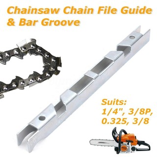 Depth Gauge File Guide & Bar Groove for 1/4” 3/8” P 0.325” C