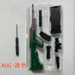 金屬槍 模型玩具 AKM 喫雞 AWM 2416 和平 模擬 精英 98K 拼裝 AUG 組裝 男孩 射擊遊戲