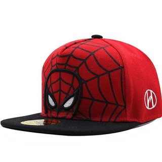 🕸️Spider Man🕸️蜘蛛俠 蜘蛛人 週邊 經典款蜘蛛俠帽子太陽帽春夏男童卡通棒球帽時尚百搭潮人防嘻哈帽 T0SD