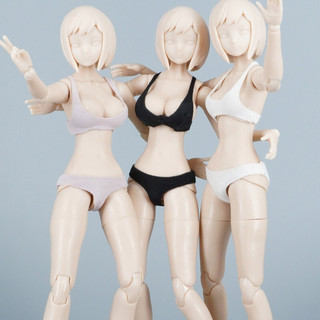 特價1/12兵人衣服配件內衣內褲6寸tbl女素體shf模型figma機娘泳衣泳裝