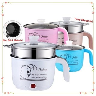 1.8L Non Stick Electric Pot /Mini Rice Cooker With Steamer F