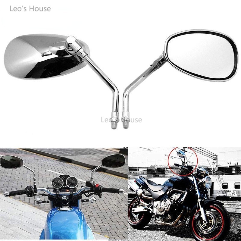 現+免運 HONDA 2 件/對摩托車後預購視鏡電動滑板車電動自行車後視鏡 10 毫米適用於本田 Shadow Ace