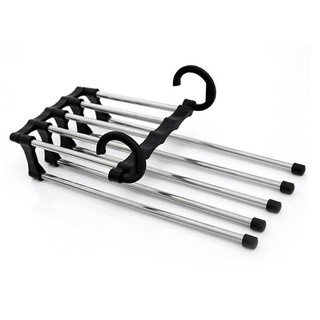 Pants Hanger Trousers Storage Rack Folding Pants Organizer R