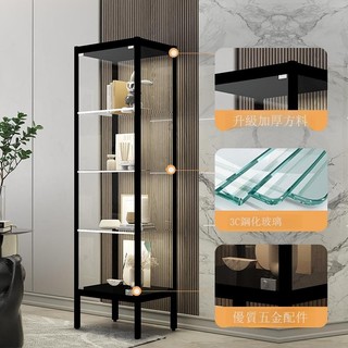 免運⭐可貨到付款⭐輕奢長虹玻璃展櫃餐邊收納手辦模型客廳樂高現代簡約飾品包包酒櫃