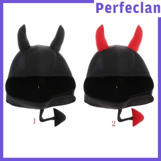 Neoprene Scuba Wetsuit Hood Devil Thermal Head Cover Wrap fo